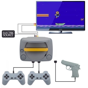 Set Consola video cu 2 gamepad-uri si adaptor pentru redare pe TV incluse, Matheus - Img 4
