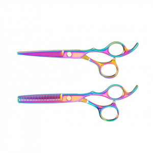 Set foarfece de tuns si filat pentru frizerie FOXMAG24®, salon, marime 6 - Img 2