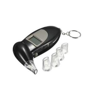 Alcool tester digital FOXMAG24® cu 4 capete, ecran LCD, semnal sonor, portabil - Img 1
