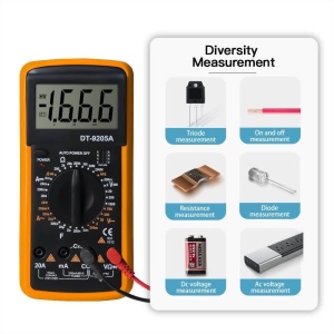 Aparat de Masura Digital MRG® P-DT9205A Multimetru - Img 2