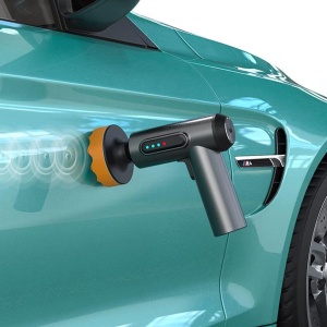 Aparat polish auto, cu dubla actiune, sistem de racire cu aer, 1300 Rpm, port de incarcare USB, gri - Img 5