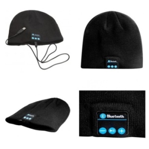 Caciula cu casti si microfon intergate, conexiune Bluetooth, cu functia de hands-free, casti detasabile, distanta de conexiune 10m, autonomic 8 ore, negru - Img 4