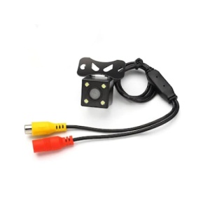 Camera auto marsarier, cu 4 leduri iluminare, unghi de filmare 140 °, rezistenta la apa, negru - Img 2