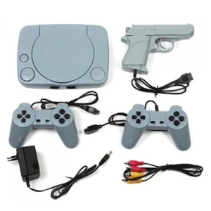 Consola de jocuri video OneTech Retro, Super Mario Bros Game, Model Nou, 2x Joystick, Pistol, Alb - Img 4