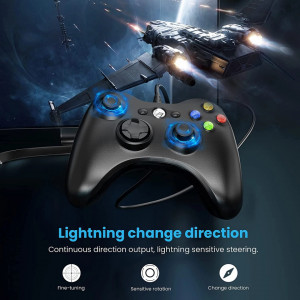 Controller, Joystick pentru Xbox 360 , PC , Laptop Cu Fir , Lungime Cablu 2.5 M, FOXMAG24 - Img 6