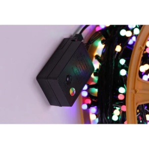 Instalatie de Craciun FOXMAG24, 500 leduri 50m lungime de Tip Rola, interior/exterior, multicolor - Img 3