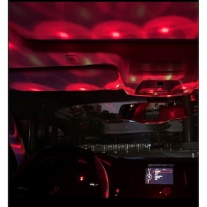 Lumina ambientala auto, cu incarcare USB, cu joc de lumini, cu microfonului incorporat, 9 moduri luminoase, multicolor - Img 2