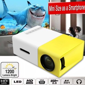 Mini proiector portabil FOXMAG24®, cu telecomanda si HDMI - Img 2
