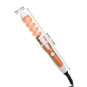 Ondulator ceramic FOXMAG24, pentru bucle, design ergonomic, portocaliu - Img 3