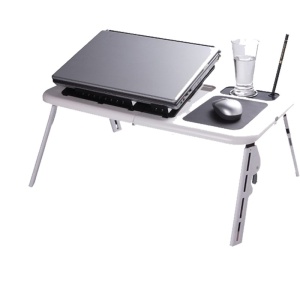 Pachet Masa Laptop GAIA, Multifunctionala, E-Table Cu suport Usb + felinar Camping, GAIA - Img 3