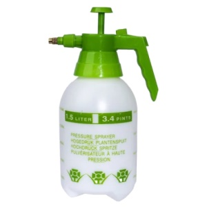 Pompa manuala pentru stropit, capacitate rezervor 1.5L, din plastic cu tija metalica, alb/verde - Img 1