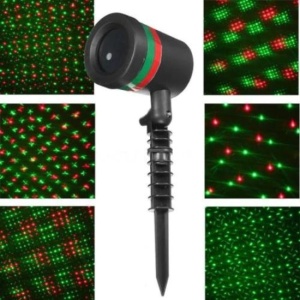 Proiector cu laser lumini, Craciun, pentru exteriorul casei - Img 2