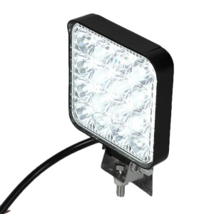 Proiector LED auto offroad 48W, LVT, 16 LED-uri halogen, 10-30V, carcasa aluminiu, IP67 - Img 2