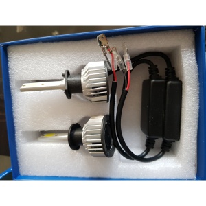 Set 2 Becuri auto cu led H1 ,F9 super canbus, Led Headlight,12v ,60w 8000lm 6000k - Img 3