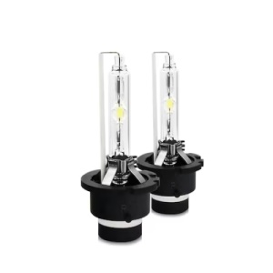 Set 2 becuri auto D2S, putere 35W, temperatura culoare 6000k, 12V, Xenon, fluxul luminos 3800 lumeni, consum redus de energie, negru - Img 1