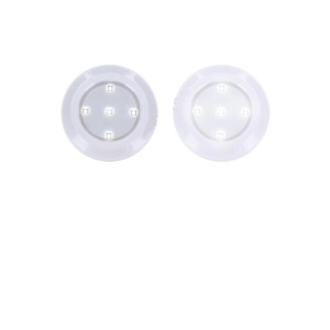 Set 3 corpuri de iluminat FOXMAG24 cu telecomanda, led, alb - Img 3