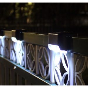 Set 4 Lampi solare pentru exterior gard/scari lumina calda - Img 3