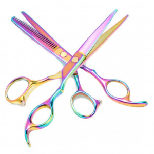 Set foarfece de tuns si filat pentru frizerie FOXMAG24®, salon, marime 6 - Img 1