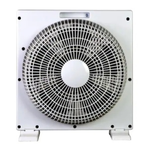 Ventilator box, cu grila rotativa, cu 3 trepte de viteza, timer reglabil incorporat, alb/gri - Img 4