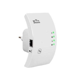 Amplificator semnal wireless FOXMAG24, WiFi Repeater, 300 mbps, acoperire 200 mp, alb - Img 1