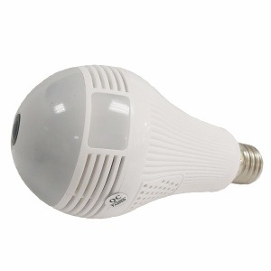 Bec cu camera HD Wireless 360° 3 MP, urmarire de pe telefon - Img 3