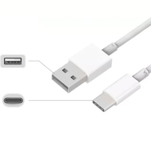 Cablu de date FOXMAG24, USB Type-C, 5A, 1m, alb - Img 3
