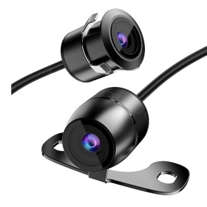 Camera auto marsarier, cu vedere nocturna, unghi 170°, cu suport de prindere, negru - Img 1