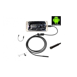 Camera endoscopica pentru Android & Pc, 6 x LED, USB, Cablu 5 m - Img 2