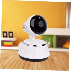 Camera IP Wireless, sunetul bi-directional, detectie la miscare (alarma), iregistreaza pe SD card sau direct pe PC, alb - Img 4