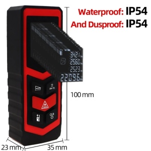 Instrument de masurare a distantei, cu laser, interval de masurare 0,05-80m, precizie de masurare ±1,5mm, negru - Img 3