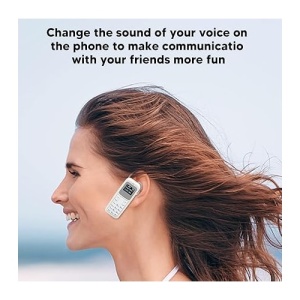 Mini telefon Dual SIM deblocat, ecran de 0, 66 inchi, conexiune Bluetooth, player de muzica, card nano SIM dual, alb - Img 3