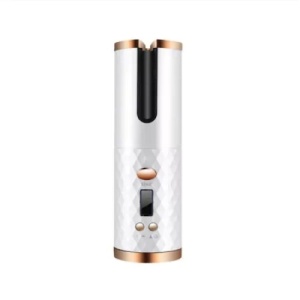 Ondulator automat wireless FOXMAG24, temperatura 150°C - 200°C, incarcare USB, baterie 5000 mAh, alb perla - Img 2