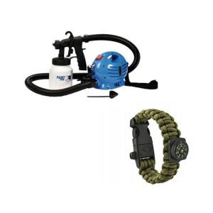 Pachet Pistol Spray, Gaia, Paint Zoom 650w Pentru Vopsit si Zugravit + Bratara Busola - Img 1