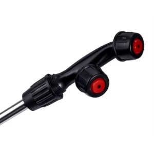 Pompa de stropit manuala tip vermorel, capacitate 20L, pentru gradina, pomi, legume, cu suport pentru umar, galben - Img 4