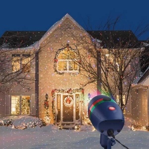 Proiector Cu Joc De Lumini Deliny®, Tip Instalatie Luminoasa Pentru Interior-Exterior , Fixare in Pamant , Laser Rosu Si Verde - Img 2