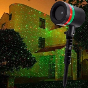 Proiector Laser, Model Interior/ Exterior, Fara Fire, Cu Joc De Lumini In Doua Culori-Rosu si Verde, PPR - Img 3