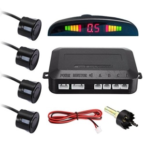 Senzori parcare auto,kit 4 senzori,display LED si avertizare sonora,Teox - Img 1