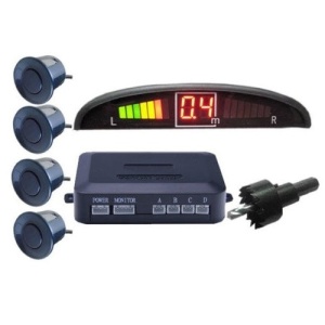 Senzori parcare auto,kit 4 senzori,display LED si avertizare sonora,Teox - Img 3