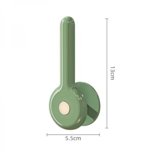 Set 2 suporturi autoadezive, pentru agatat accesorii, dimensiuni 13 x 5.5 cm, din plastic, verde - Img 4