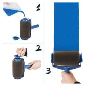Set pentru vopsit si zugravit Paint Roller, Albastru - Img 2