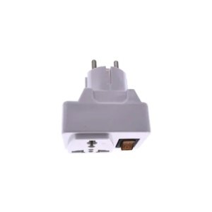 Adaptor priza us/uk la tip priza Europa, cu intrerupator, FOXMAG24, alb - Img 3