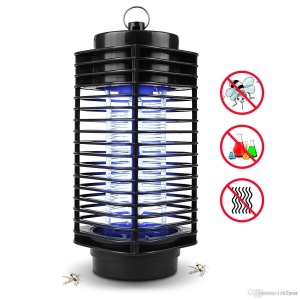 Aparat Impotriva Insectelor FOXMAG24®, Felinar Cu Lumina UV, Arie Mare De Acoperire, Negru - Img 2
