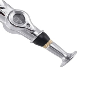 Aparat pentru acupunctura fara ace, FOXMAG24, cu afisaj LED si 2 capete, argintiu - Img 3