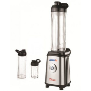 Blender inox pentru smoothie + 2 recipiente 350W - Img 1