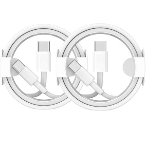 Cablu de date si incarcare, tip C, lungime 1m, din materiale rezistente, incarcare rapida, alb - Img 3