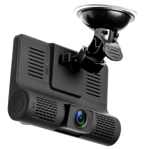 Camera Auto DVR Full HD FOXMAG24®, - Fata/Spate/Interior, Display 4 Inch, G Senzor, 170 grade - Img 1