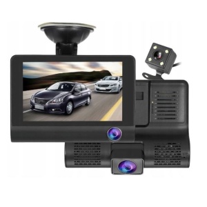 Camera auto DVR, Quidux Q300, ecran 4", 1080p, 170 grade, senzor G, Negru - Img 3