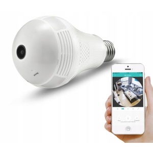 Camera de spionaj HD in forma de bec, Wifi, 360°, ElektroStator S152 - Img 2