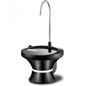 Dispenser automat pentru apa, cu suport pentru pahar, putere 3,8W, incarcare USB, negru - Img 2
