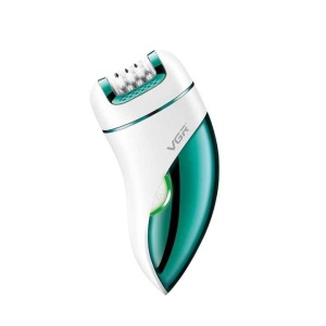 Epilator electric, 2 in 1, epilare fata, corp, picioare, subrat, bikini, capat cu pila pentru indepartarea bataturilor, reincarcabil, autonomie 90 min, alb - Img 4